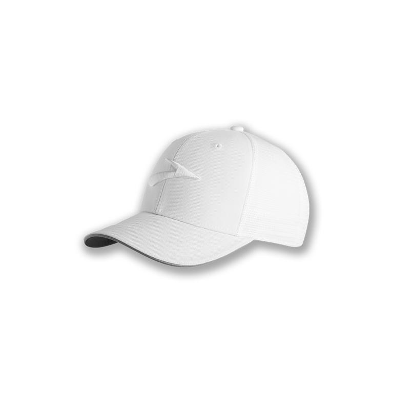 Brooks DISCOVERY TRUCKER Running Hat Womens Online - White/Path (JRU851472)